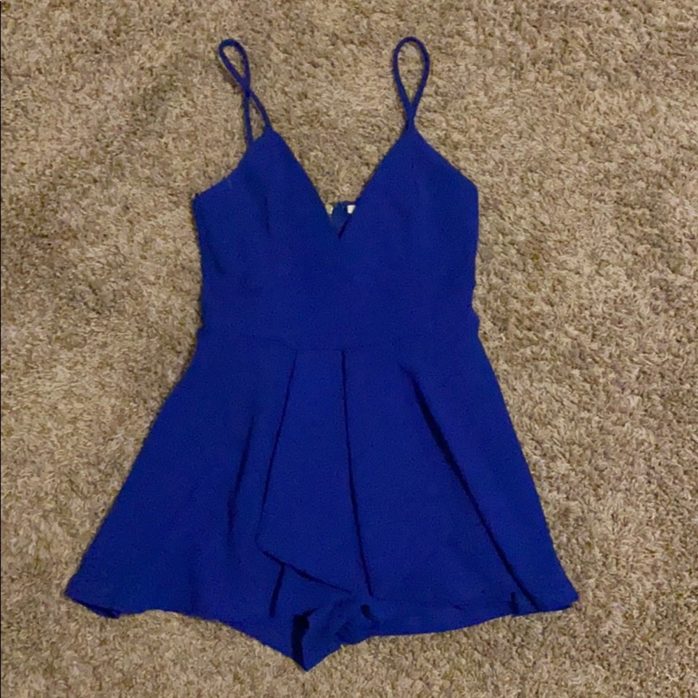 Agaci blue jumpsuit/romper